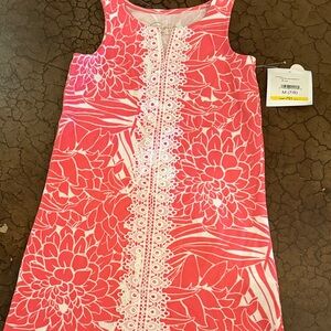 Pappagallo Pink and White Floral Kids Dress